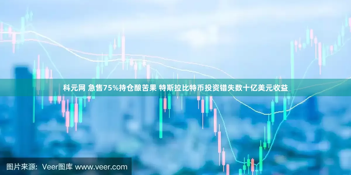 科元网 急售75%持仓酿苦果 特斯拉比特币投资错失数十亿美元收益